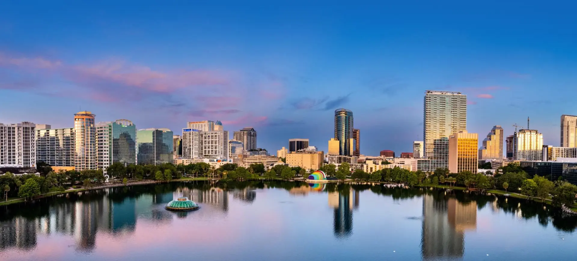 Lake Eola Orlando Skyl Nov 27