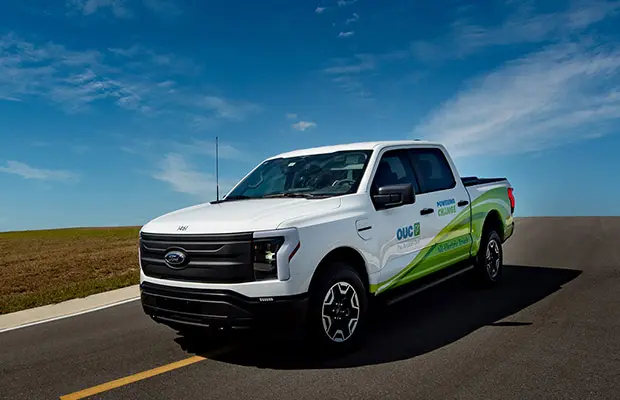 OUC electric pickup truck