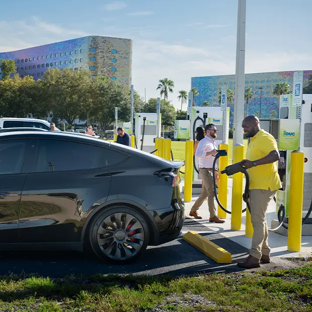 OUC ReCharge Mobility Hub at the Orange County Convention Center