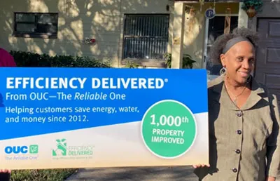 OUC Efficiency Delivered home improvements program