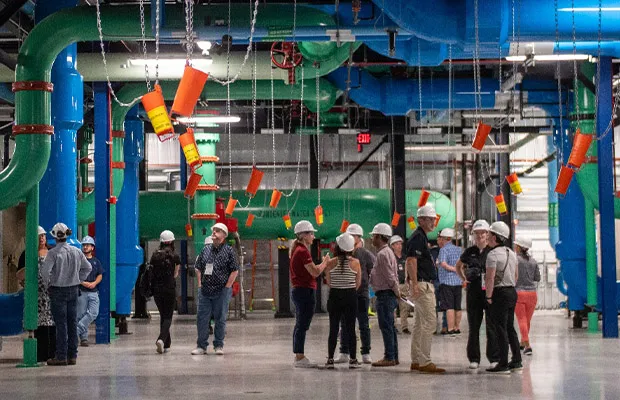 OUC tour of its chilled water facility