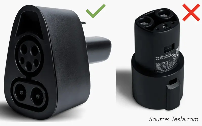 Tesla charging adapters