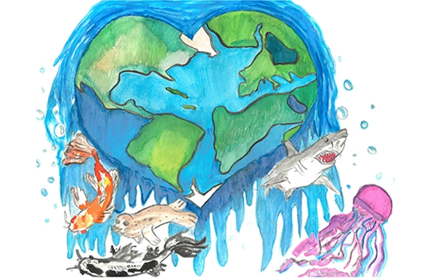 Water Color Project - Water Conservation Calendar