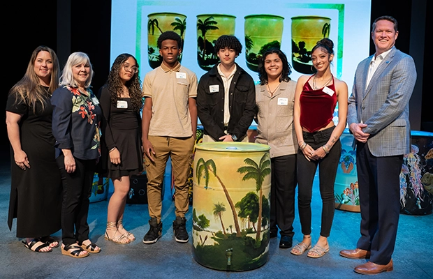 Water Color Project - Rain Barrel Painting Project